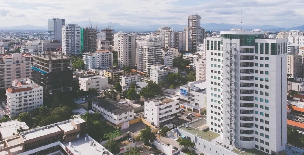 Santo Domingo skyline, Dominican Republic